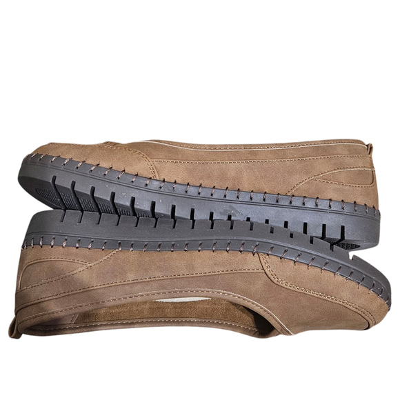 EASY STREET Poe Comfort Women's Tan Flats Sz 8W - Picture 6 of 8